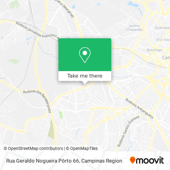 Mapa Rua Geraldo Nogueira Pôrto 66
