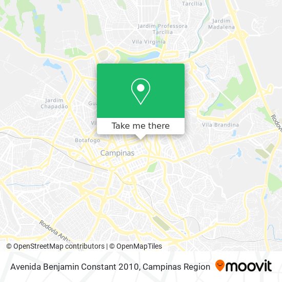 Avenida Benjamin Constant 2010 map