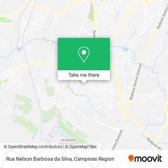 Mapa Rua Nelson Barbosa da Silva