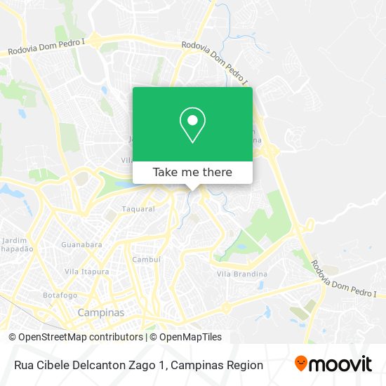 Rua Cibele Delcanton Zago 1 map