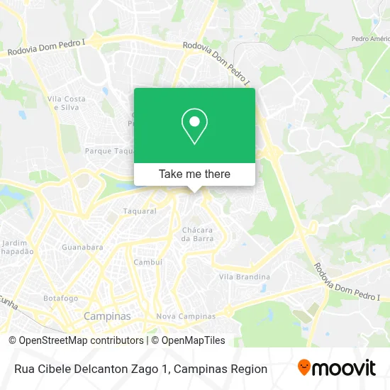 Rua Cibele Delcanton Zago 1 map