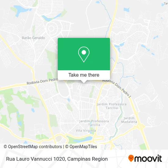 Rua Lauro Vannucci 1020 map