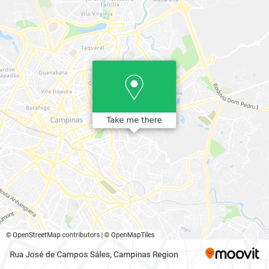 Rua José de Campos Sáles map