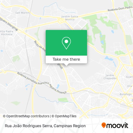 Rua João Rodrigues Serra map