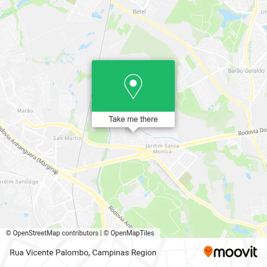 Rua Vicente Palombo map