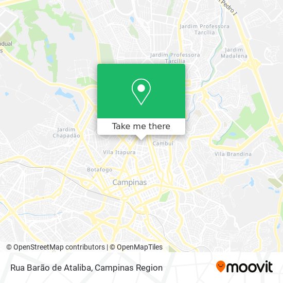 Rua Barão de Ataliba map