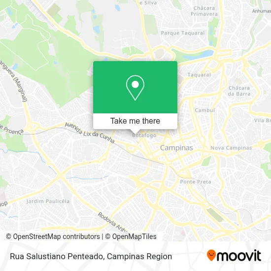 Rua Salustiano Penteado map