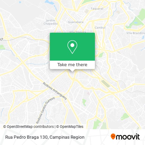 Mapa Rua Pedro Braga 130