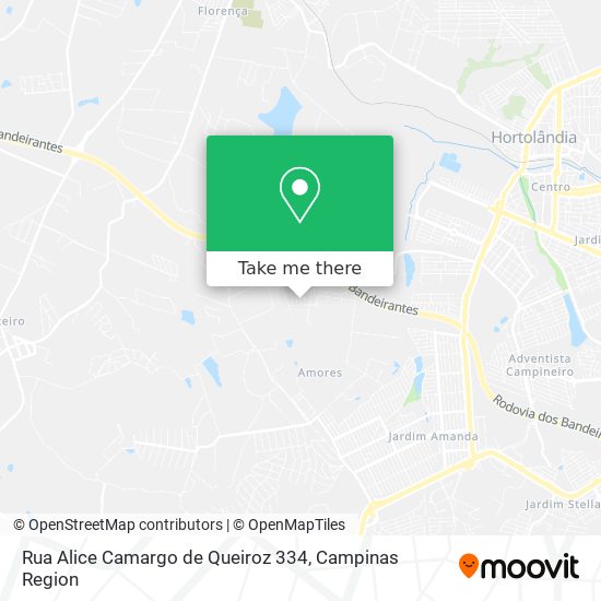 Rua Alice Camargo de Queiroz 334 map