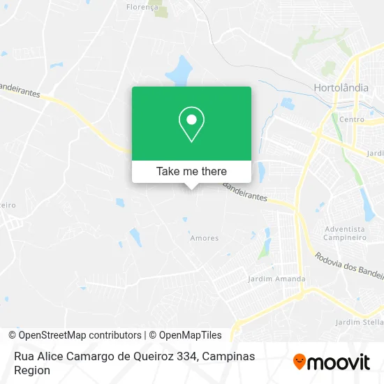 Rua Alice Camargo de Queiroz 334 map
