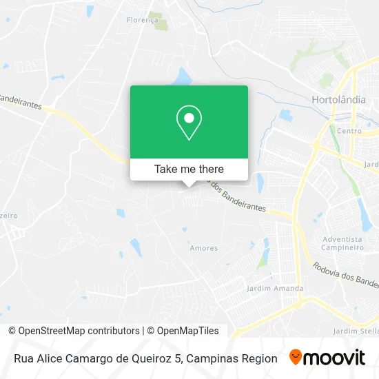 Rua Alice Camargo de Queiroz 5 map