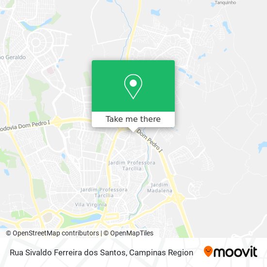 Rua Sivaldo Ferreira dos Santos map