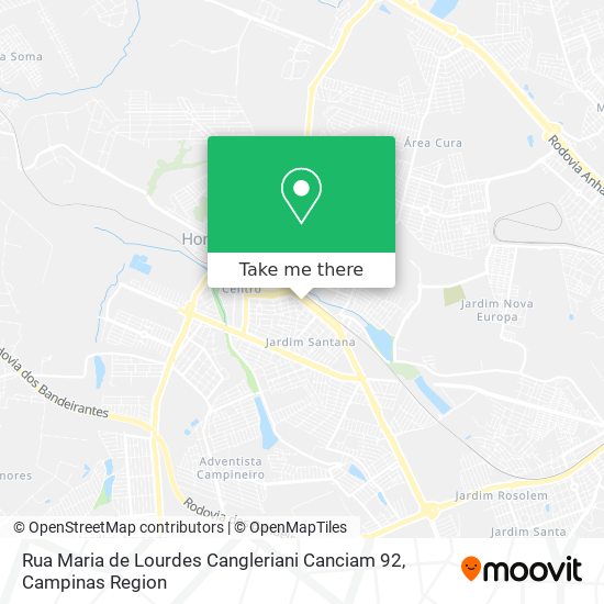 Rua Maria de Lourdes Cangleriani Canciam 92 map