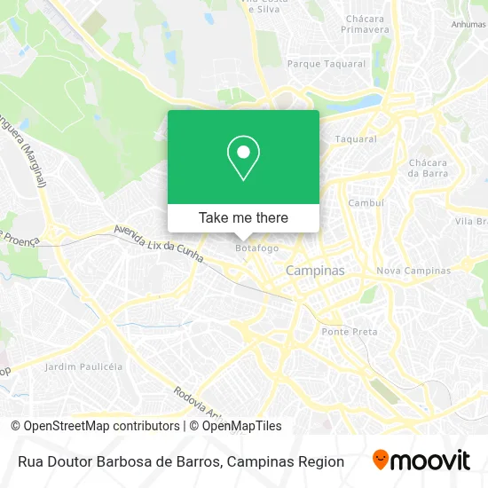 Rua Doutor Barbosa de Barros map