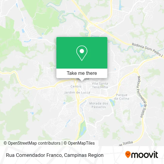 Rua Comendador Franco map