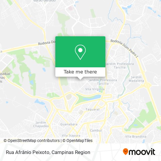 Rua Afrânio Peixoto map