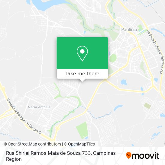 Rua Shirlei Ramos Maia de Souza 733 map