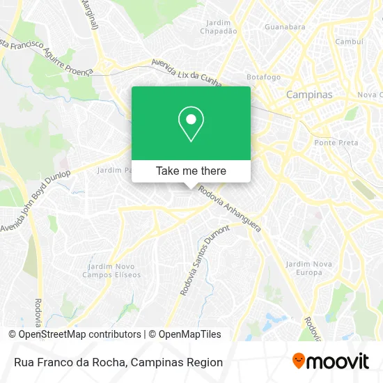 Rua Franco da Rocha map