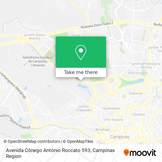Avenida Cônego Antônio Roccato 593 map