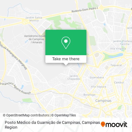 Posto Médico da Guarnição de Campinas map