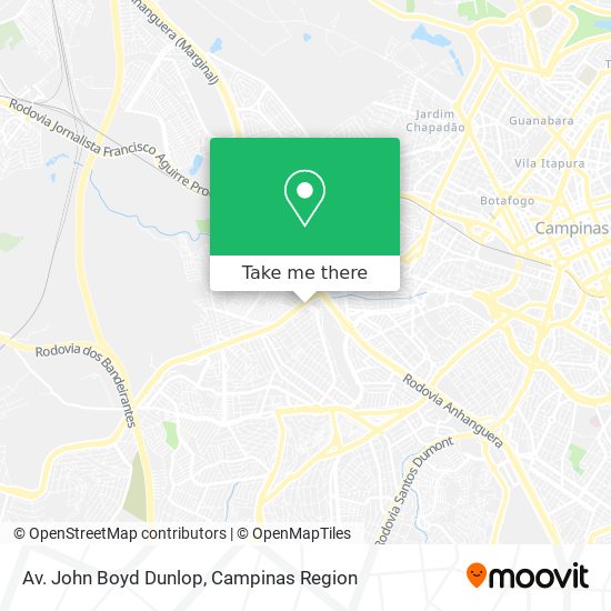 Av. John Boyd Dunlop map