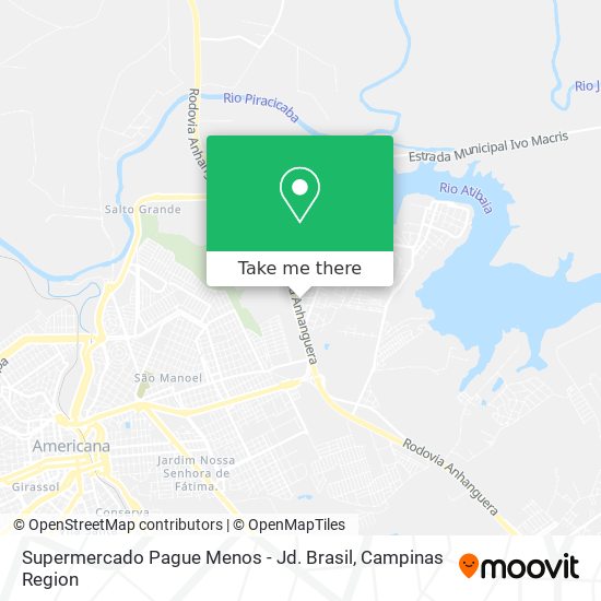 Supermercado Pague Menos - Jd. Brasil map