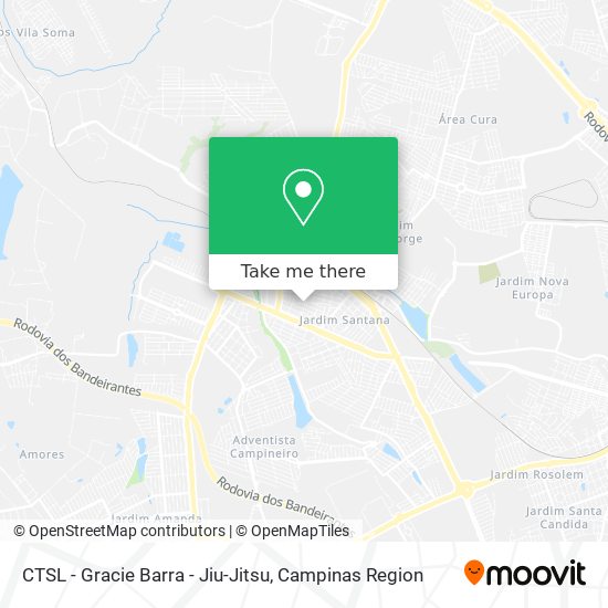 CTSL - Gracie Barra  - Jiu-Jitsu map