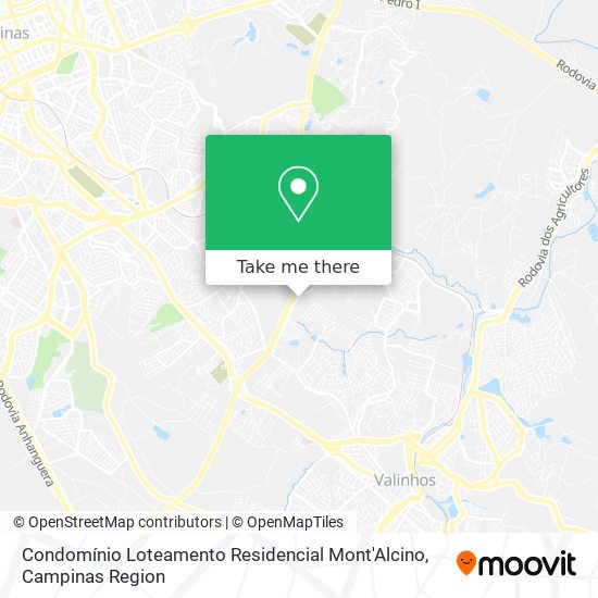 Condomínio Loteamento Residencial Mont'Alcino map