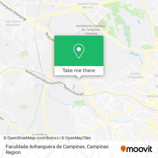 Faculdade Anhanguera de Campinas map