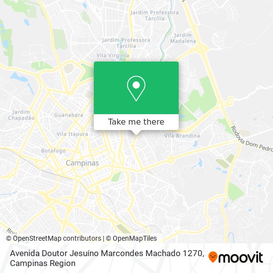 Avenida Doutor Jesuíno Marcondes Machado 1270 map