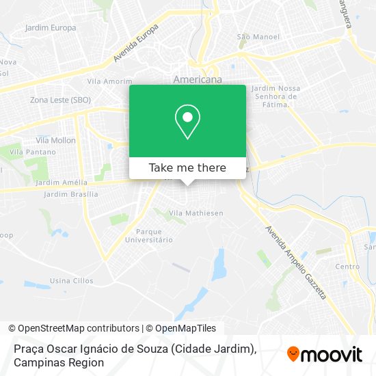 Praça Oscar Ignácio de Souza (Cidade Jardim) map