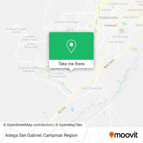 Mapa Adega San Gabriel