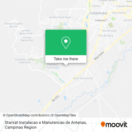 Starsat Instalacao e Manutencao de Antenas map