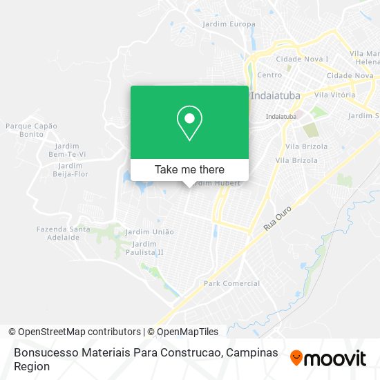 Mapa Bonsucesso Materiais Para Construcao