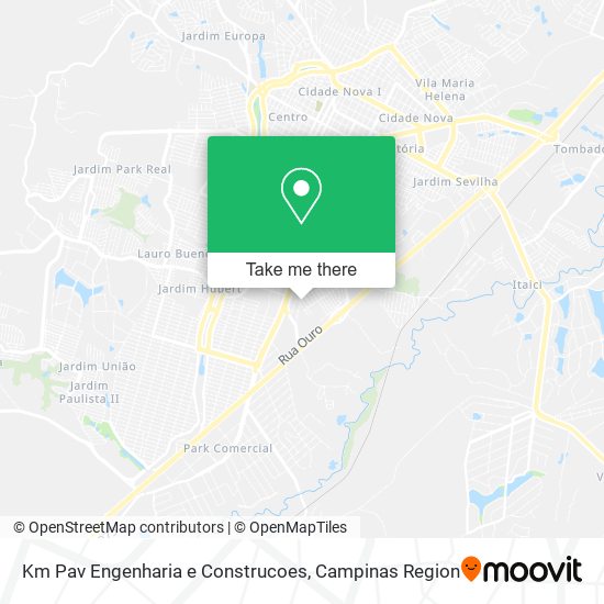 Km Pav Engenharia e Construcoes map