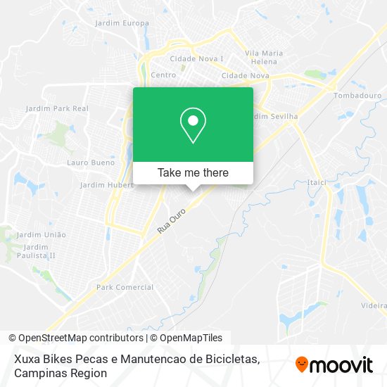 Xuxa Bikes Pecas e Manutencao de Bicicletas map