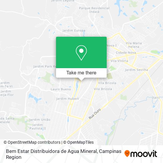 Bem Estar Distribuidora de Agua Mineral map