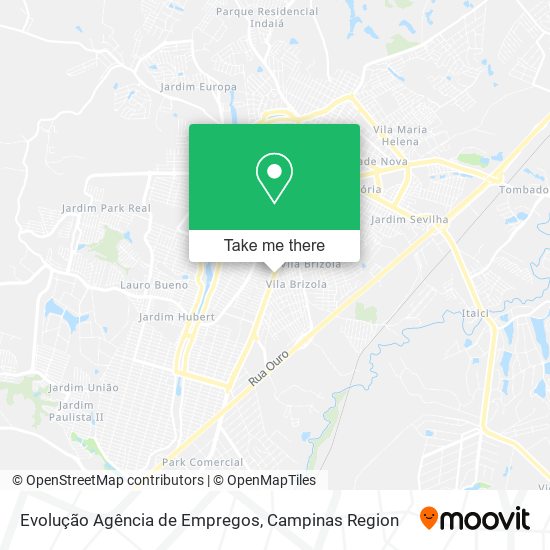 Evolução Agência de Empregos map