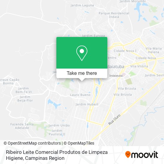 Mapa Ribeiro Leite Comercial Produtos de Limpeza Higiene