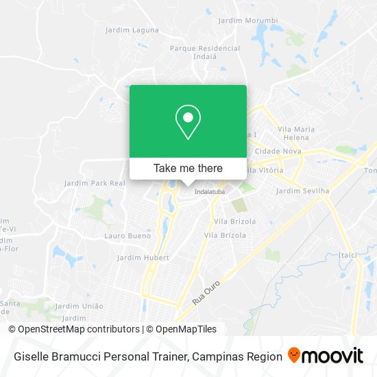Giselle Bramucci Personal Trainer map