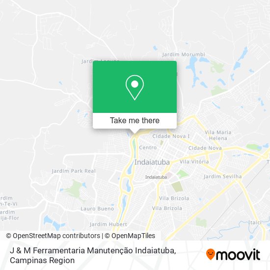 J & M Ferramentaria Manutenção Indaiatuba map