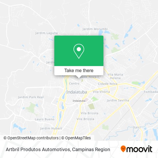 Mapa Artbril Produtos Automotivos