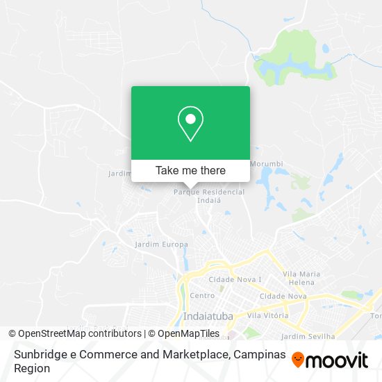 Mapa Sunbridge e Commerce and Marketplace