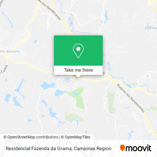 Residencial Fazenda da Grama map