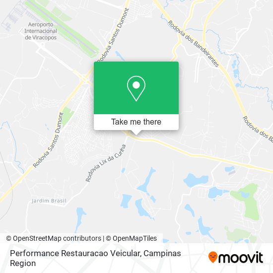 Performance Restauracao Veicular map