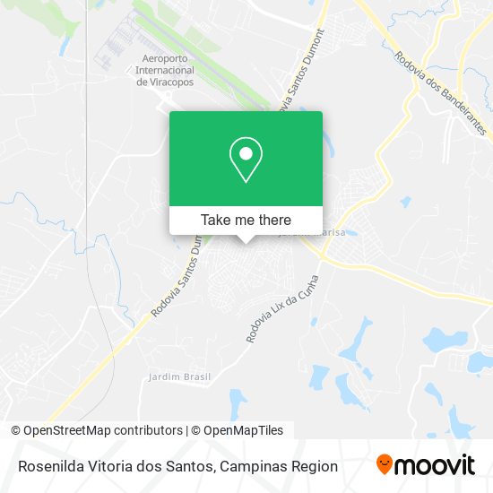 Mapa Rosenilda Vitoria dos Santos