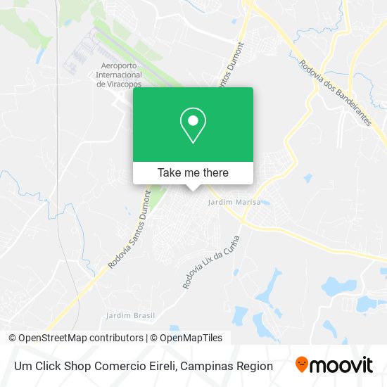 Mapa Um Click Shop Comercio Eireli