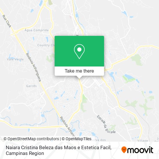 Naiara Cristina Beleza das Maos e Estetica Facil map