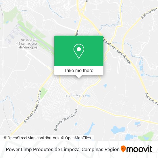 Power Limp Produtos de Limpeza map