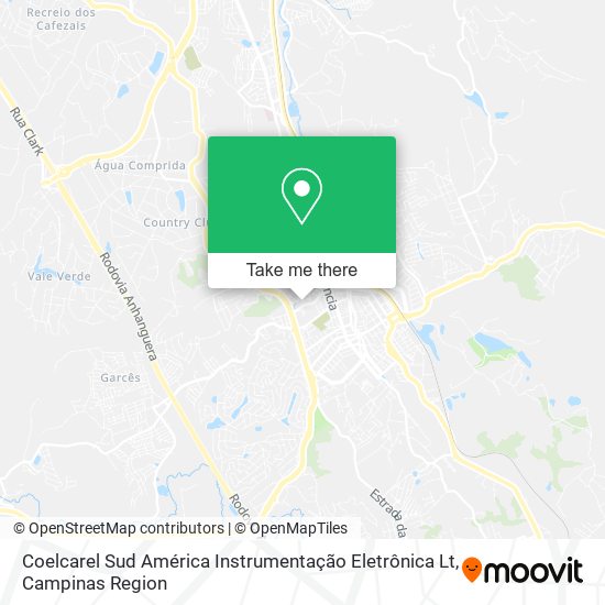 Mapa Coelcarel Sud América Instrumentação Eletrônica Lt